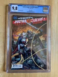 JUSTICE LEAGUE VS SUICIDE SQUAD #1 2ND PRINTING - CGC 9.8 - Picture 1 of 4