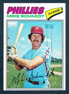 Topps Baseball 1977 #140 Mike Schmidt casi nuevo/como nuevo - Imagen 1 de 2