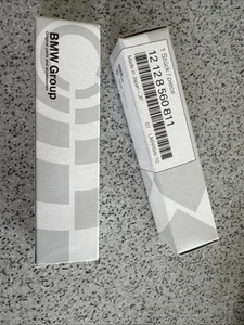 2 x GENUINE BMW LASER IRIDIUM SPARK PLUGS 12128560811 LMAR8AI-10 - Picture 1 of 3