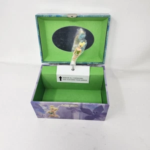 Tinkerbell Fairy Windup Musical Jewelry Box Walt Disney F•A•B Starpoint Working - Picture 1 of 9