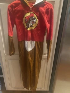 Buc-ee's Beaver one Piece, YOUTH SIZE Xs/s, Halloween Costume, Pajamas - Picture 1 of 3