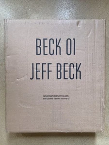 Beck01 Jeff Beck Genesis Publications Limited Edition DELUXE Signed Book *NEW* - Picture 1 of 5