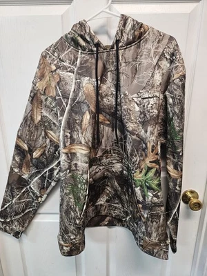Habit Men's Long Sleeve Camo Realtree Edge Summit Park Performance Hoodie Size L - Image 1 of 4