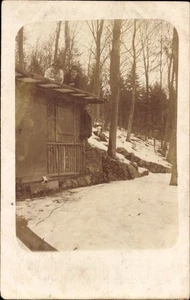 Foto Ak Jena in Thüringen, Wohnhütte, Wald, Männer - 4073465 - Picture 1 of 2