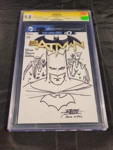Batman #0 - DC Comics, 2012 - Cubierta en blanco - CGC 9.8 - Firmado y boceto - Imagen 1 de 7