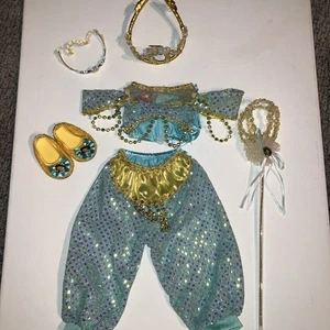 Jasmine Aladdin My Disney Girl 18" De Colección Muñeca Conjunto Disfraz, Zapatos, Tiara, Varita - Imagen 1 de 15