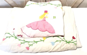 Funda nórdica Pottery Barn niños retirada princesa Grace DOBLE almohada falsa - Imagen 1 de 9