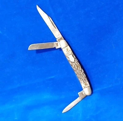 FACA DE BOLSO DOBRÁVEL SCHRADE SHEILD 888 VINTAGE 3 LÂMINAS - Imagem 1 de 4