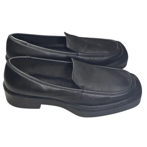 ST.AGNI SQUARE TOE ELEGANTE ARBEIT AUSGEFALLENE HALBSCHUHE SCHUHE SCHWARZ SCHAFSLEDER GR 38  - Bild 1 von 20