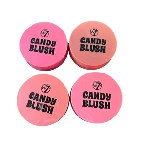 W7 Candy Blush Assorted Shades Sweet Cheeks Blusher Compact Pink Flawless Cheek - Picture 1 of 11