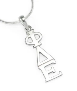 Phi Delta Epsilon Sterling Silver Lavaliere Pendant, NEW!*** - Picture 1 of 2