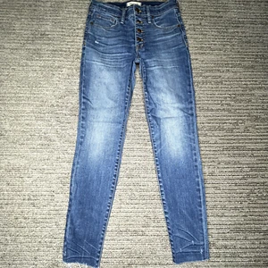 Madewell Size 27 Girls Youth Jeans Skinny High Rise Denim Blue - Picture 1 of 11