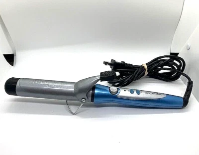 Varita de rizador de cerámica Jilbere de Paris Nano Silver Tools, profesional, azul Foto 1 de 4