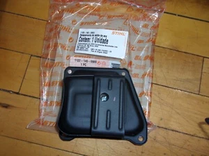 Stihl MS660 Dual Port Muffler Cover OEM MS 660 066 650 1122-140-0800 #GM-P6C1 - Picture 1 of 4
