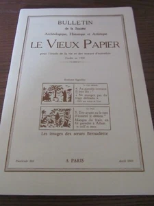 Bulletin le vieux papier n°356. 04/2000. images des soeurs Bernadette - Picture 1 of 6