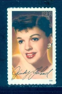 US 4077 Judy Garland, Legend of Hollywood, Actress, Mint NH, with black mount - Picture 1 of 1