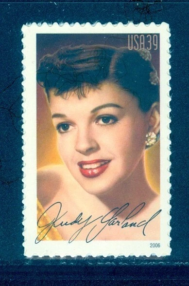 US 4077 Judy Garland, Legend of Hollywood,  Actress, Mint NH, with black mount - Image 1 of 1