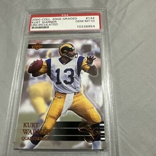 Kurt Warner PSA 10 - #/5000 -  2000 Collector's Edge Graded - Uncirculated RAMS