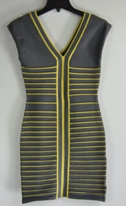 Wow Couture Women M Sleeveless Gray Sexy Bandage Bodycon Dress NWT Flaw? - Picture 1 of 6