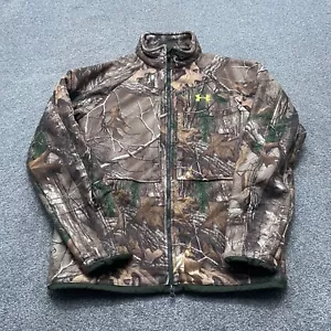 Under Armour Jacket Medium Camouflage Realtree Scent Control Hunting Infrared - Picture 1 of 9