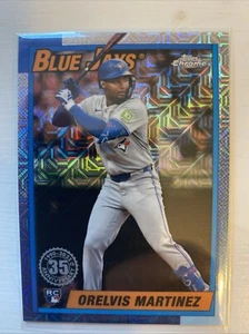 2025 Topps Chrome 1990 Silver Pack RC Orelvis Martinez #T90C-42 Mojo Refractor - Bild 1 von 1