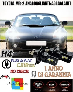 Set H4 Para LED Toyota MR-2 Lámparas H4 6000K Xenón Blanco No Avería Luces - Imagen 1 de 2