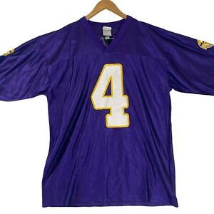 Brett Favre #4 Minnesota Vikings Purple Football NFL Jersey 2024