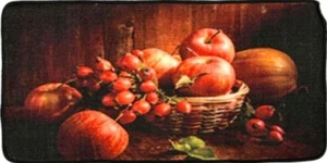 Bedruckter Nylon Küchenläufer/Teppich (Kinderschild) (18""x36"") OBST, APFEL & TRAUBEN, EHF - Bild 1 von 1