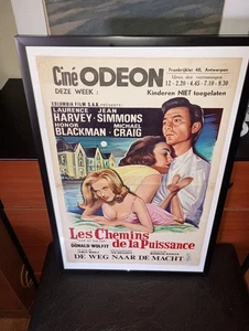 VINTAGE 1959 SIEBDRUCK Belgisches Filmplakat ROOM AT THE TOP SIMONE SIGNORET S - Bild 1 von 14