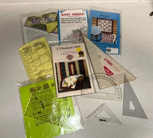 Quilting Tools Mitered Binding Tool Square Up Easy Angle Templates Ruler - Picture 1 of 21
