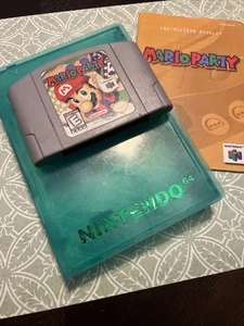Mario Party 1 Original (1998, Nintendo 64 N64) Probado Auténtico Funciona Con Estuche - Imagen 1 de 7