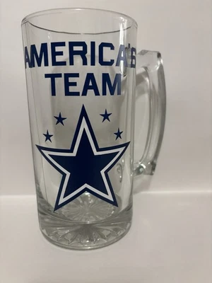Taza de vidrio de cerveza 26 oz - Cowboys Theme America’s Team Foto 1 de 3