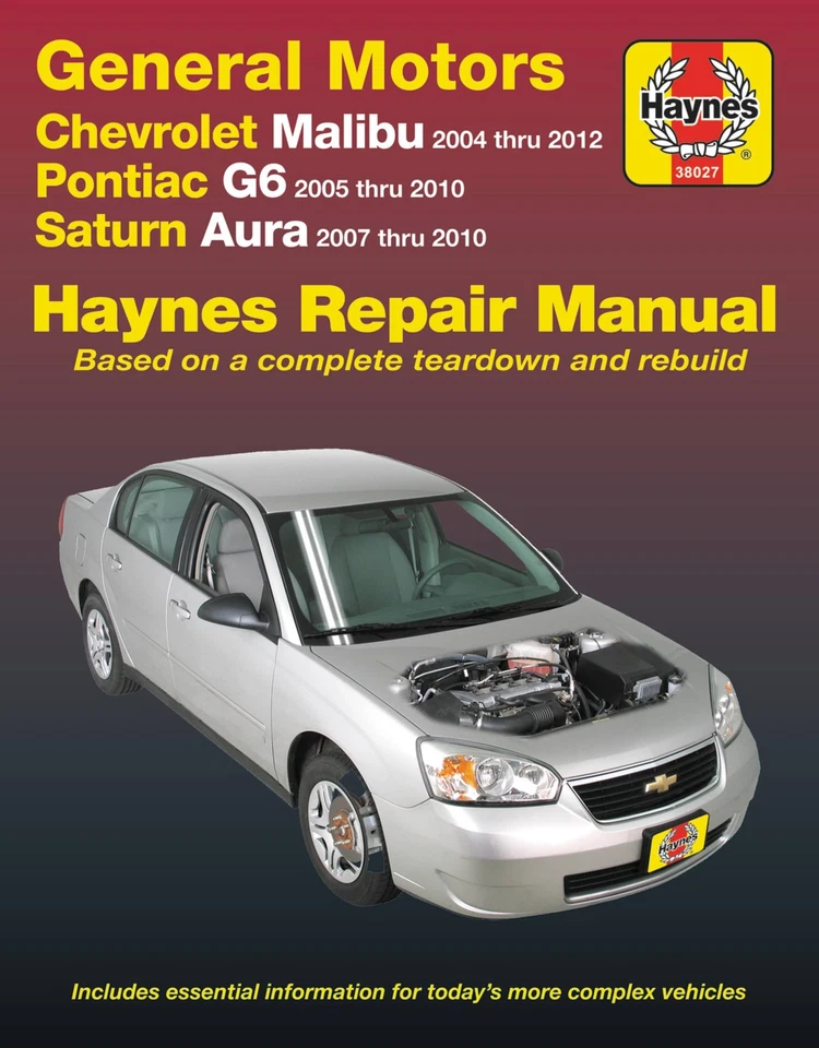 Libro manual taller reparación Chevrolet Malibu Pontiac G6 Saturn Aura Haynes Foto 1 de 1