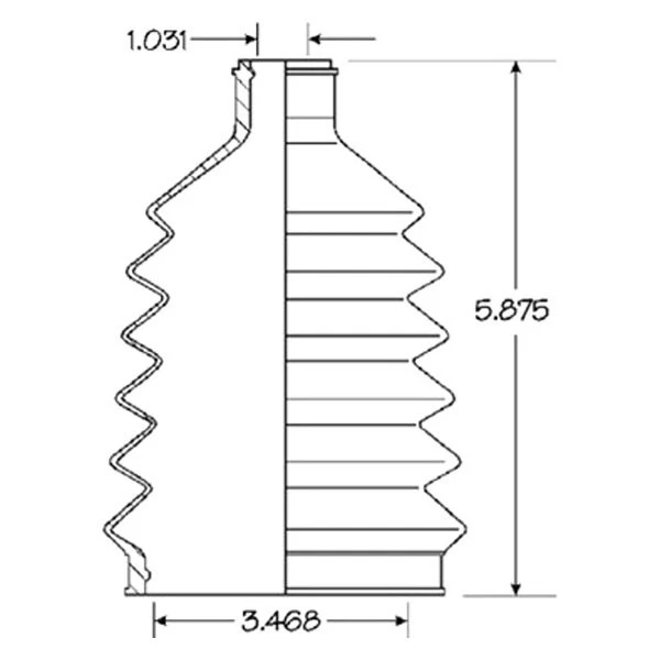 For Chevy Silverado 3500 HD 2007-2010 EMPI 86-2342D CV Joint Boot Kit Foto 1 de 1