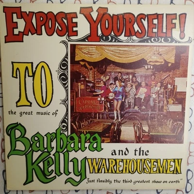 Barbara Kelly Warehousemen Expose Yourself 70s LP Album Signed Dixieland VG+/VG - Image 1 of 4