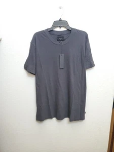 NUEVO CON ETIQUETAS ROLLAS Old Mate Camiseta Para Hombre Talla XL Negra Mangas Cortas Informal Piedra Nueva - Imagen 1 de 9