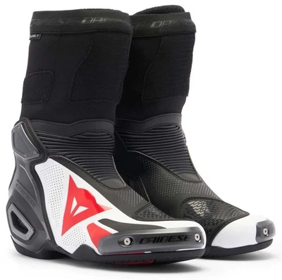 Botas de aire Dainese Axial 2 - negras/blancas/rojas lava Foto 1 de 3