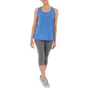 Athletic Works Women's Mesh Racerback Tank, 2Pk, Cabana Swim/Teal Tundra, Small - Picture 1 of 4