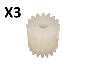Set 3 pezzi ingranaggi motore MA781523H Grattugia Imetec Dolcevita GR1 7126C - Imagen 1 de 12