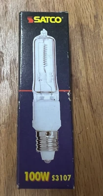 S3107 JD MINI CAN E11 BASE 100W 120V  BULB SATCO - Image 1 of 2