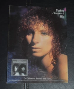 Barbara Streisand 1979 full page single ad from music trade magazine - Foto 1 di 1
