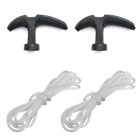 Pull Handle Starter Cord Line Rope Chainsaw Trimmer Parts Pulls For Lawn Mower