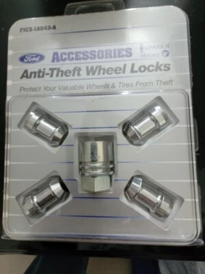 Tuercas de bloqueo antirrobo originales Ford OEM - F1CZ-1A043-A Foto 1 de 2