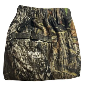 Browning Men Large Mossy Oak Gore Tech Paclite Zip/Hook /Look Ankle Hunting Pant - Picture 1 of 11