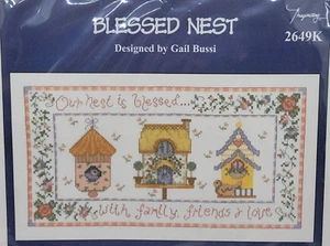 Imaginating Blessed Nest kit punto de cruz contado 2649K pajareras - Imagen 1 de 4