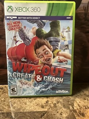 Wipeout: Create and Crash - Microsoft Xbox 360  Good Condition No Manual Working - Image 1 of 4