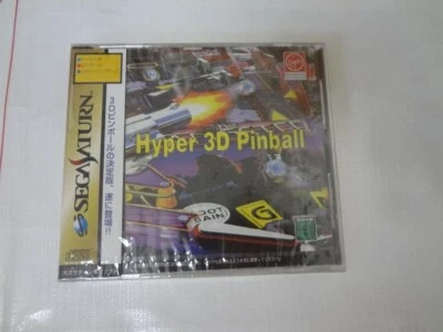 Hyper 3-D Pinball SegaSaturn SS T-7007G 1997 NTSC-J SEGA Virgin Interactive NEW - Image 1 of 4