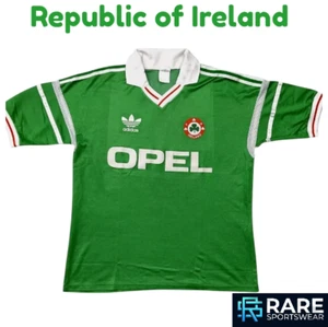 AUTÉNTICA CAMISETA DE FUTBOL VINTAGE REPÚBLICA DE IRLANDA 1988 ADULTO GRANDE (BUENA) - Imagen 1 de 12
