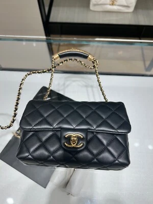 Chanel Authentic Bag New Black Lambskin - Image 1 of 4
