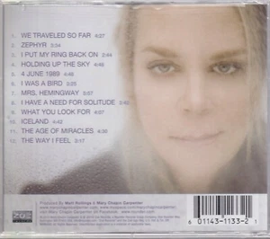 CD: MARY CHAPIN CARPENTER - The Age Of Miracles (NEW) - Imagen 1 de 2
